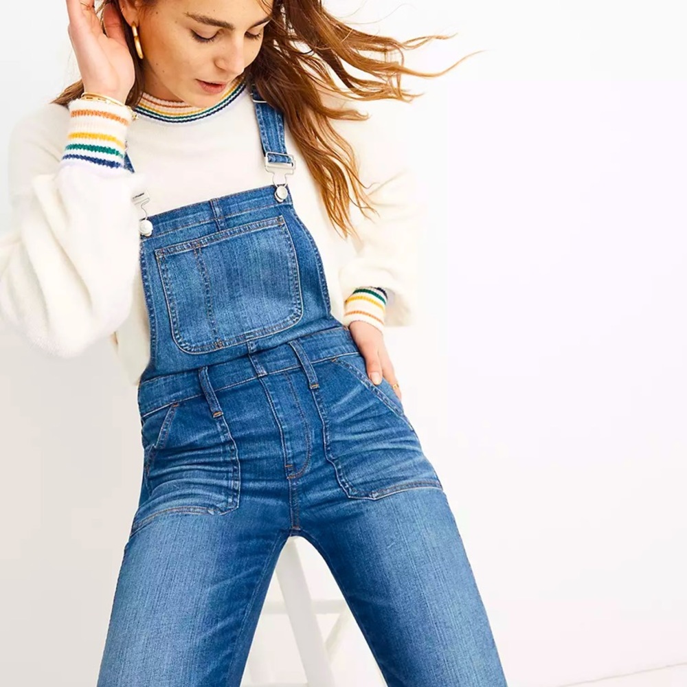 Skinny Overalls in Jansing Wash